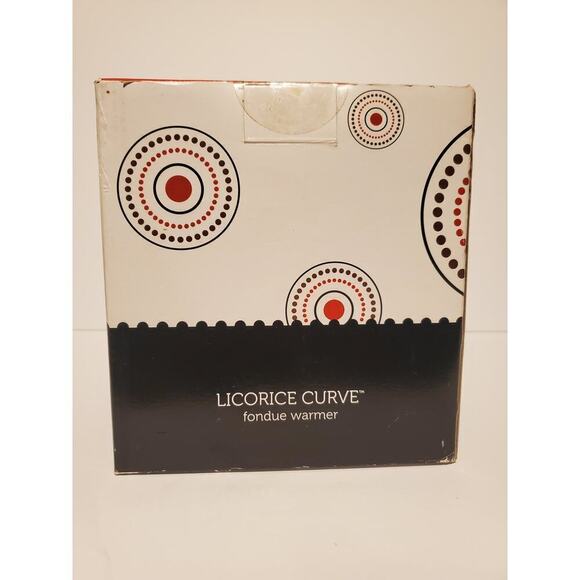 Velata Licorice Curve Fondue Warmer Model 3100-10035 NIB - Picture 3 of 5